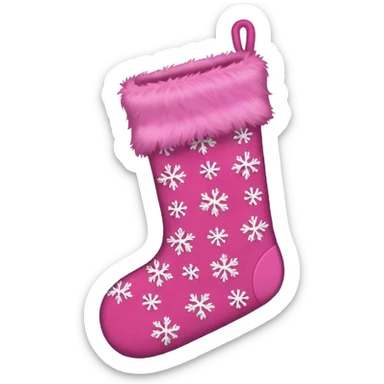 Natale rosa sticker