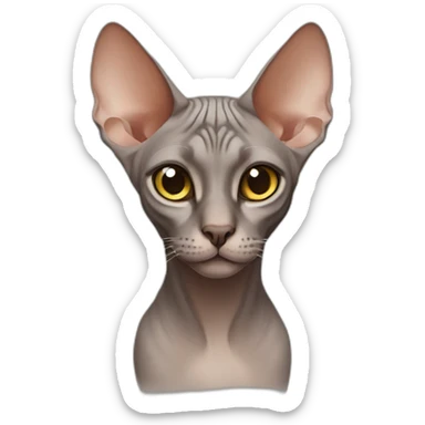 Sphinx cat sticker