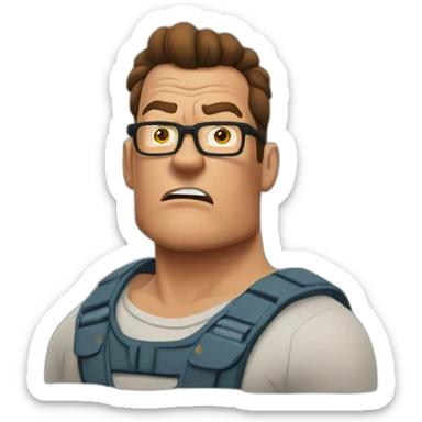 angry-hank-hill sticker