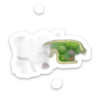 landscape garden sticker