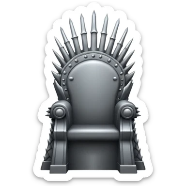 Generate the iron throne  from game of thrones emoji  sticker