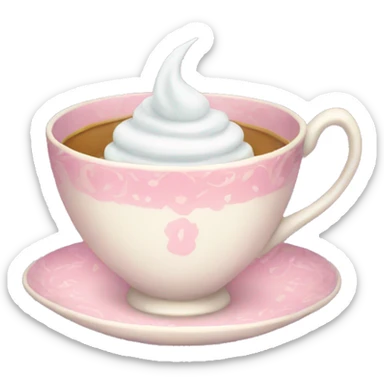 teacup sticker