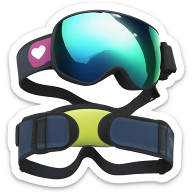 snowboard goggles sticker