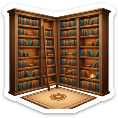 small library  sticker