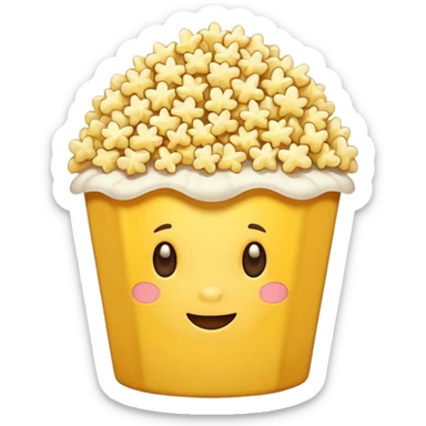 Popcorn sticker
