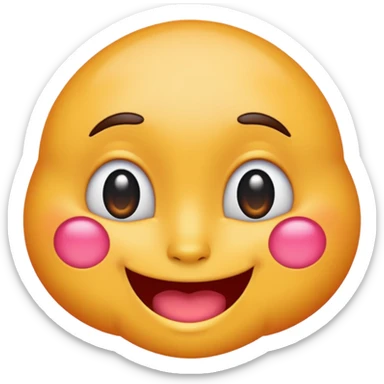 freaky 69 emoji, number 69 with winking face, blushing cheeks, and a teasing expression, colorful and modern sticker