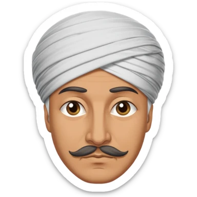 Ottoman Sultan Looking like an Absolute Chad  sticker
