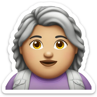 fat girl lesbian sticker