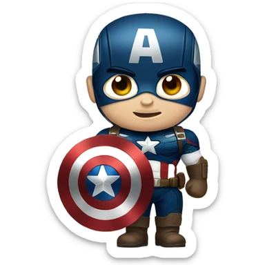 captain america  sticker