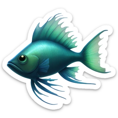 abyssal fish sticker