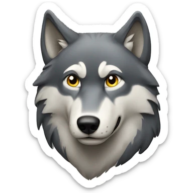 Lone wolf sticker