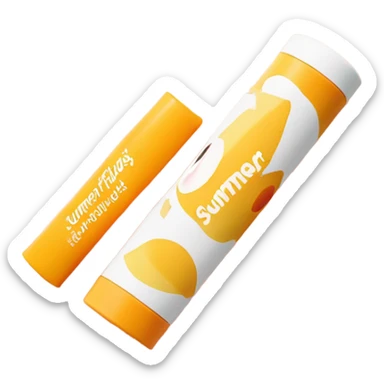 Summer fridays lip balm  sticker