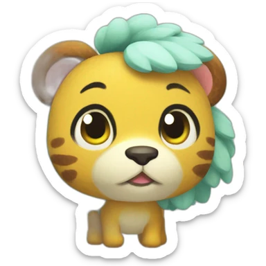 isabel animal crossing sticker
