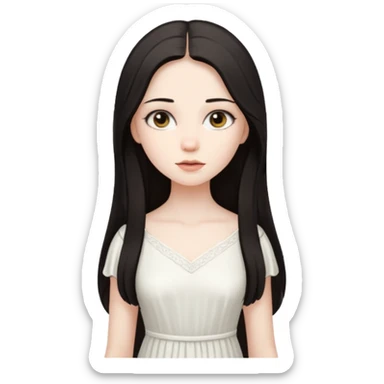 Samara in the ring movie sticker