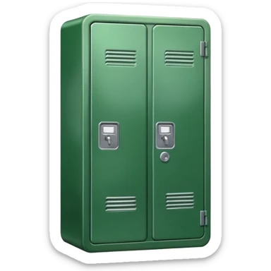 locker green sticker