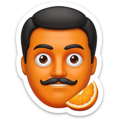 Hace la fruta albaricoque sticker