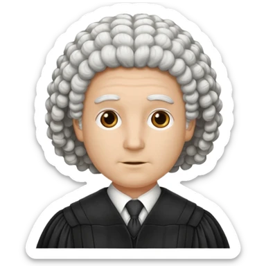 Courtroom Items, only Judge’s Wig – traditional courtroom attire

 sticker