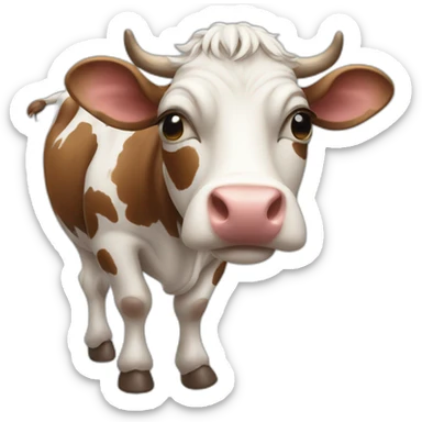 cow-dreaming sticker
