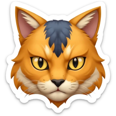 Warrior cat sticker