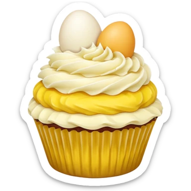 Eggs Cupcakes sticker