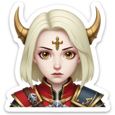Warhammer player sticker