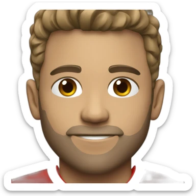 Liverpool white soccer player sticker