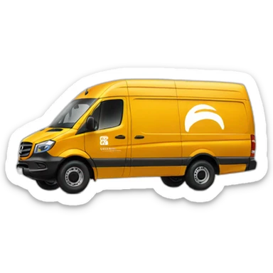 sprinter van WITH AMAZON LOGO sticker