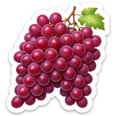 Fruit Red anggur sticker