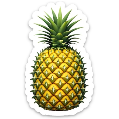 upside down pineapple sticker