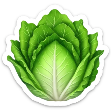 lettuce one  leaf  sticker