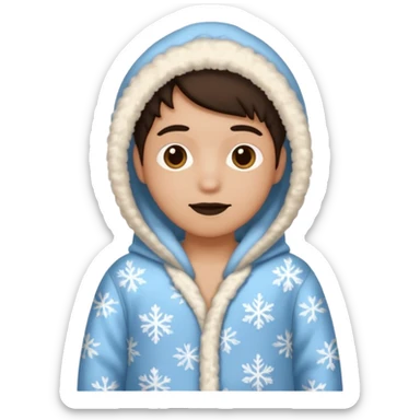 Winter Cozy Pajamas sticker