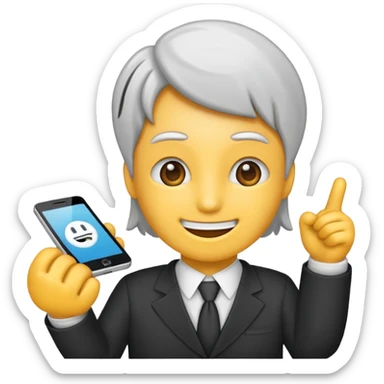 the fourth smili saying "get admin by me is the best" sticker