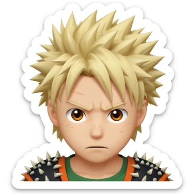 Bakugo from mha sticker