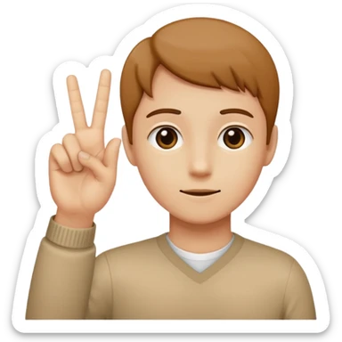 Make a person holding up one hand 6 and the outher a 7 sticker