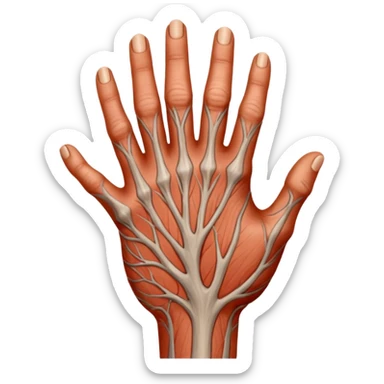 back of hand sticker