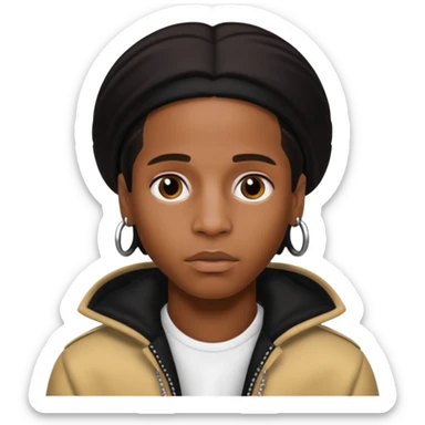 asap rocky pretty bratz sticker