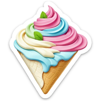 Frozen yogurt bark sticker