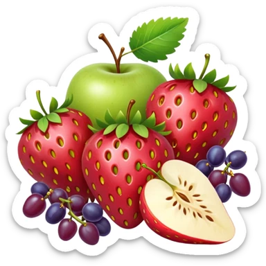 Candy-Coated Fruits sticker