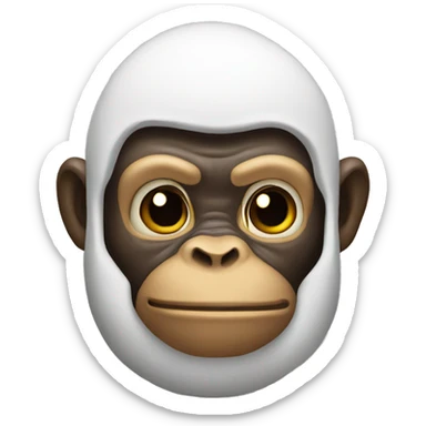 Sushing Ape emoji sticker