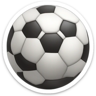 polyurethane foam kicking soccer ball sticker