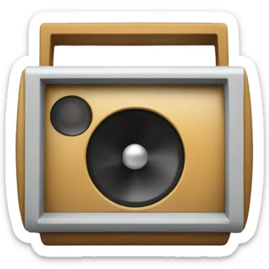 A DRIVE THRU SPEAKERBOX sticker