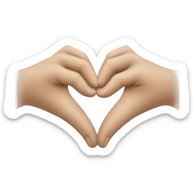 support heart  sticker