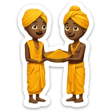 haldi ceremony sticker