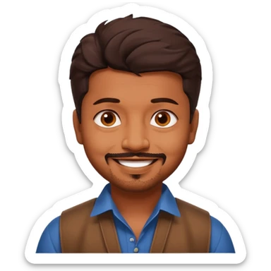 Vijay Thalapathy Tamil actor  sticker