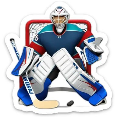 Hockey goalie sticker