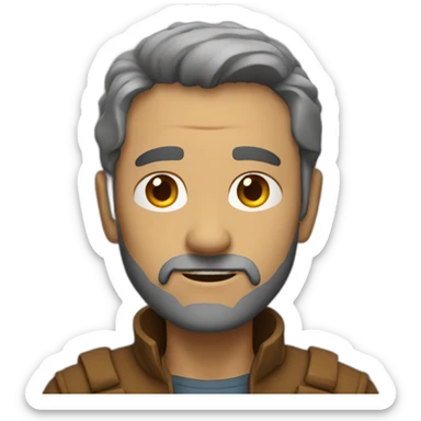 Man of caves sticker