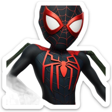Spider-man miles morales  sticker