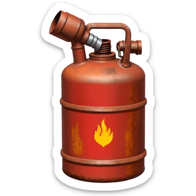 petrol canister sticker