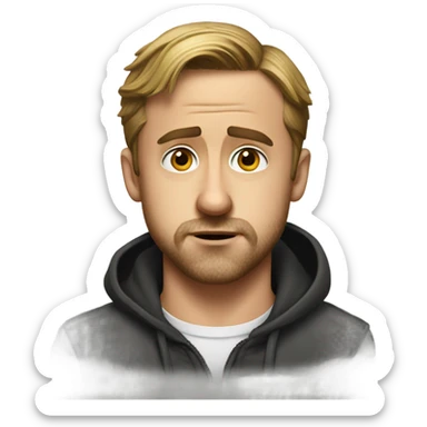 ryan gosling Sad sticker