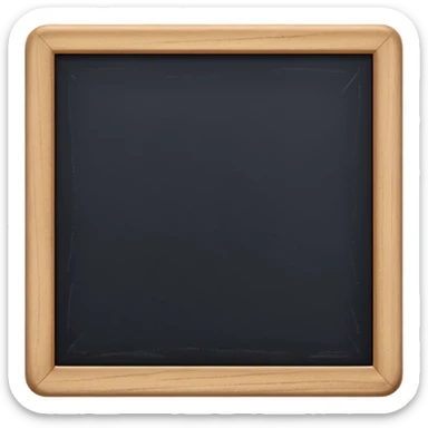 make a chalkboard sticker